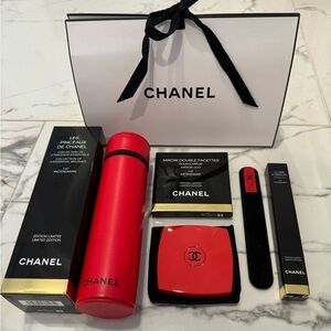 CHANEL les pinceaux de chanel INCENDIAIRE 147 full set (brush+mirror+file)